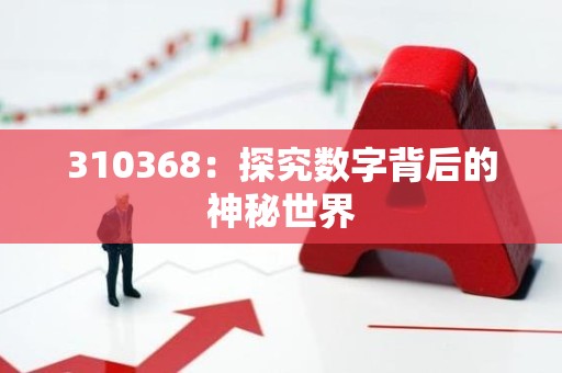 310368：探究数字背后的神秘世界