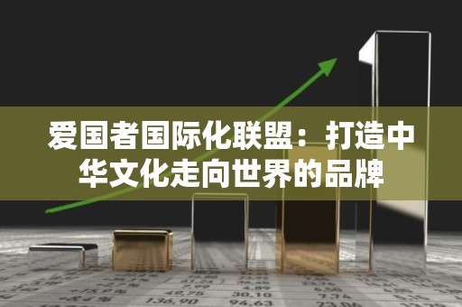 爱国者国际化联盟：打造中华文化走向世界的品牌