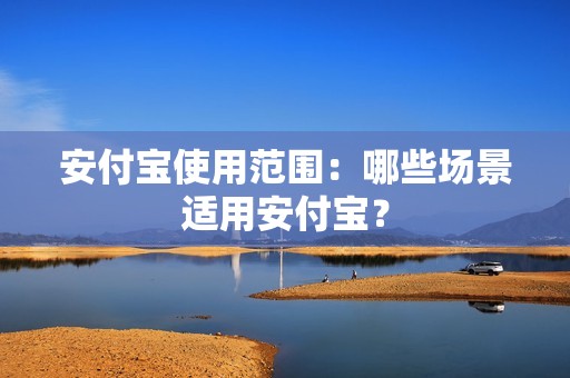 安付宝使用范围：哪些场景适用安付宝？