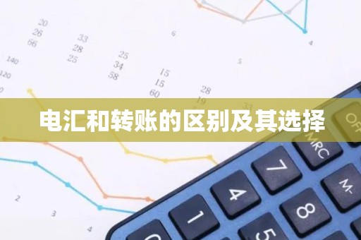 电汇和转账的区别及其选择