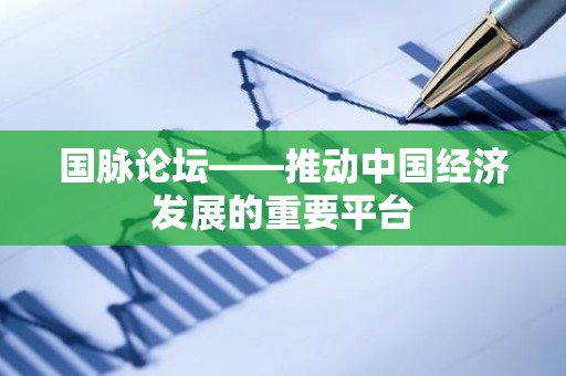 国脉论坛——推动中国经济发展的重要平台
