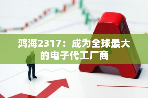 鸿海2317：成为全球最大的电子代工厂商
