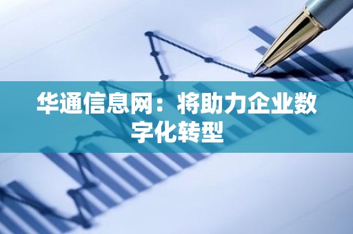 华通信息网：将助力企业数字化转型