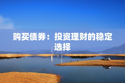 购买债券：投资理财的稳定选择