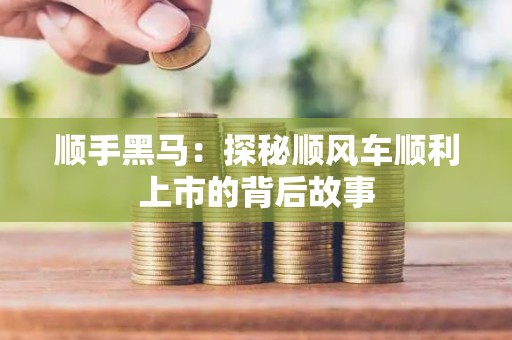 顺手黑马：探秘顺风车顺利上市的背后故事
