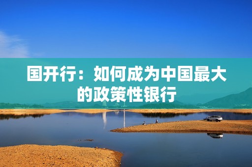 国开行：如何成为中国最大的政策性银行