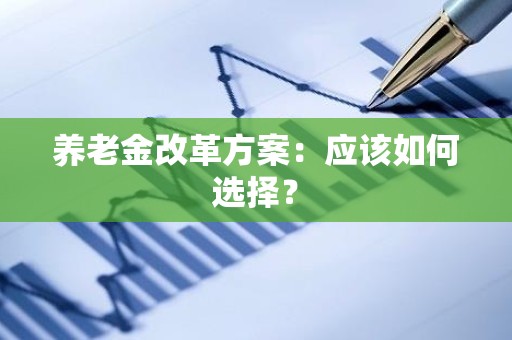 养老金改革方案：应该如何选择？