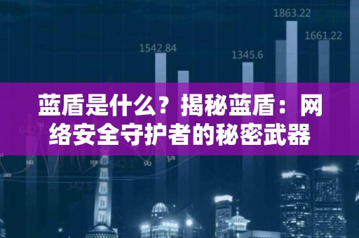 蓝盾是什么？揭秘蓝盾：网络安全守护者的秘密武器