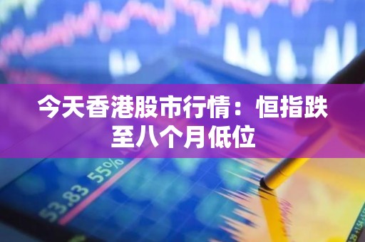 今天香港股市行情：恒指跌至八个月低位