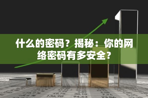 什么的密码？揭秘：你的网络密码有多安全？