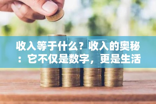 收入等于什么？收入的奥秘：它不仅是数字，更是生活的力量