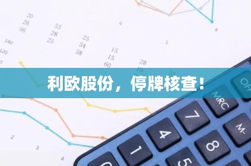 利欧股份，停牌核查！