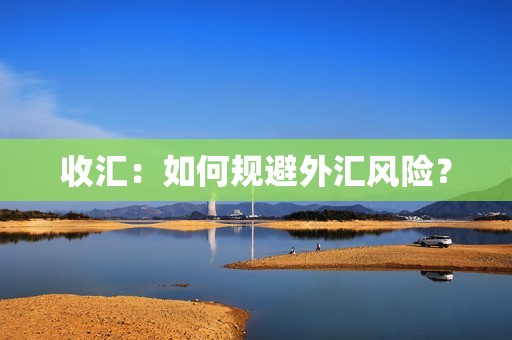 收汇：如何规避外汇风险？