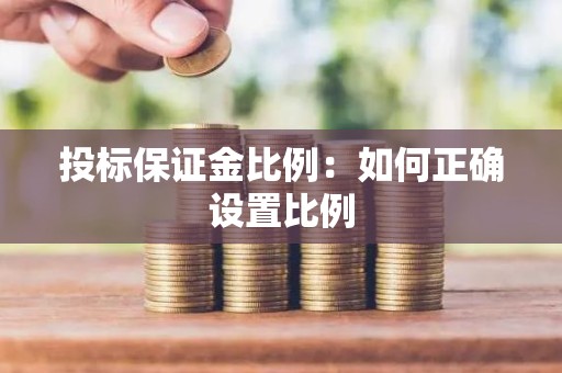 投标保证金比例：如何正确设置比例