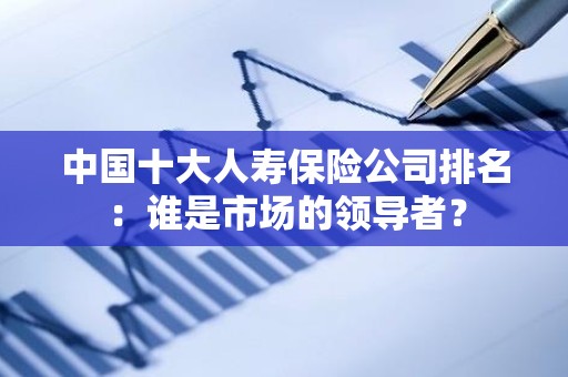 中国十大人寿保险公司排名：谁是市场的领导者？