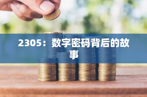 2305：数字密码背后的故事